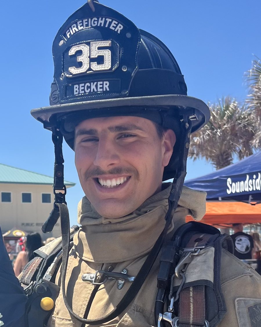 Drew Becker, owner of Rescue 1 Epoxy and a local firefighter/paramedic