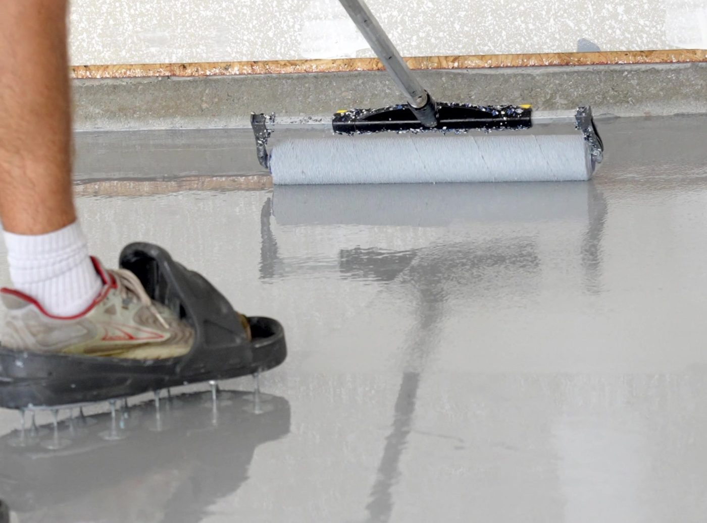 Grind and seal concrete finish